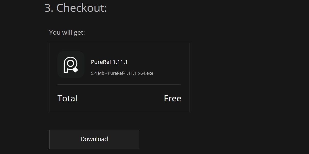 Этап оформления и загрузки PureRef.