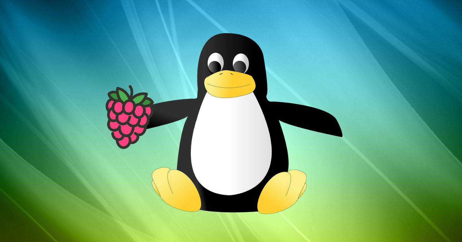 Первичный вид Raspberry Pi на рабочем столе с периферией