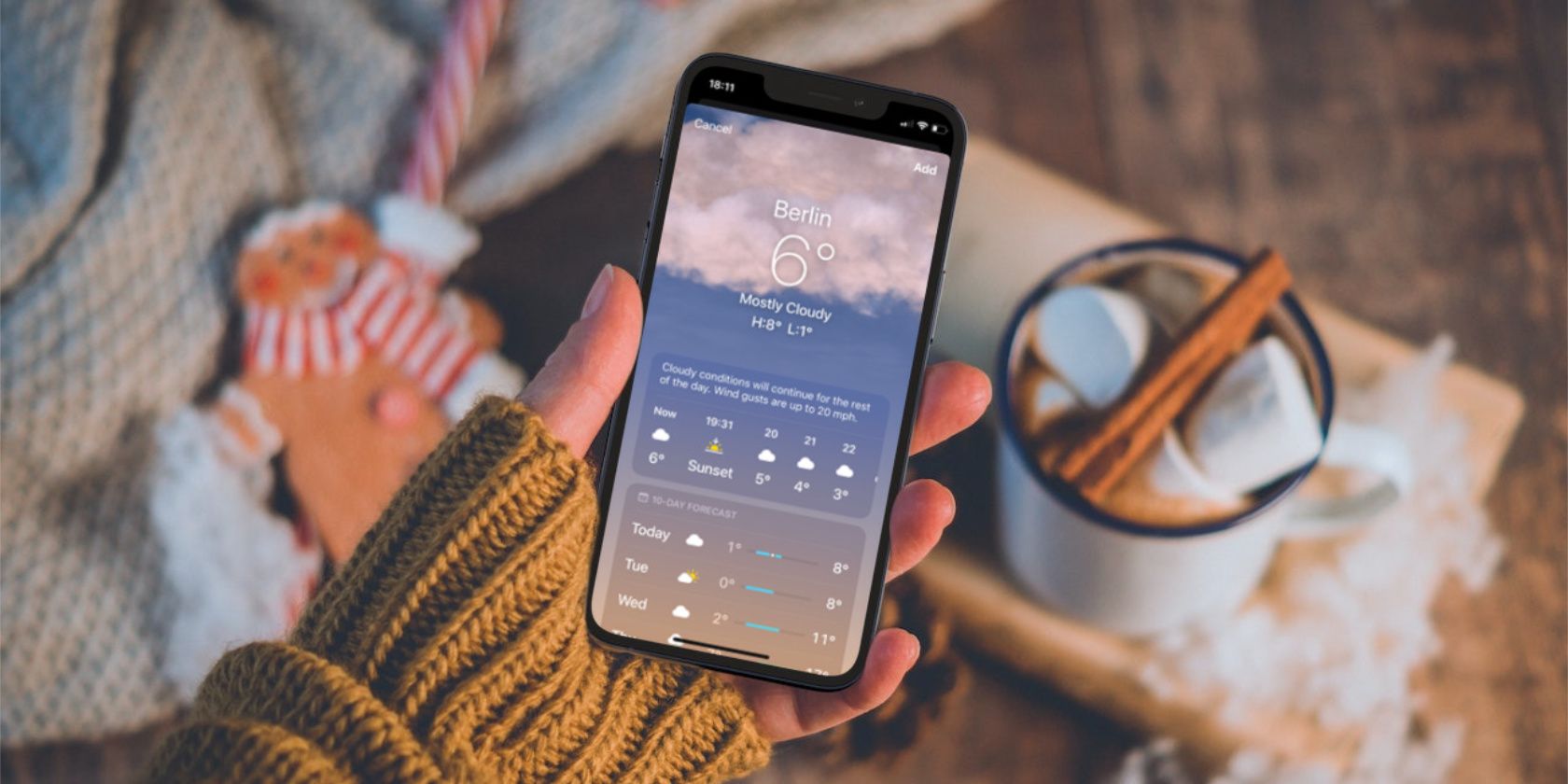 Как сменить °C/°F, систему измерений и формат даты на iPhone