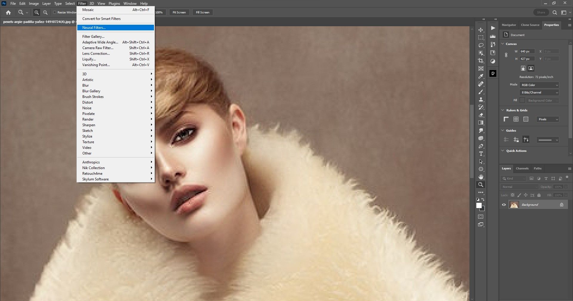 Where to find Neural Filters