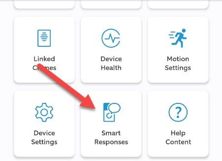 Экран Smart Responses с кнопкой Enable Feature