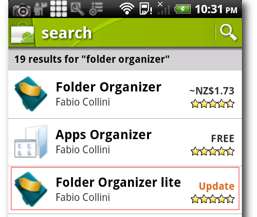Folder Organizer в Google Play