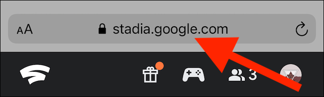 Перейдите на сайт Stadia и выполните вход в аккаунт Google