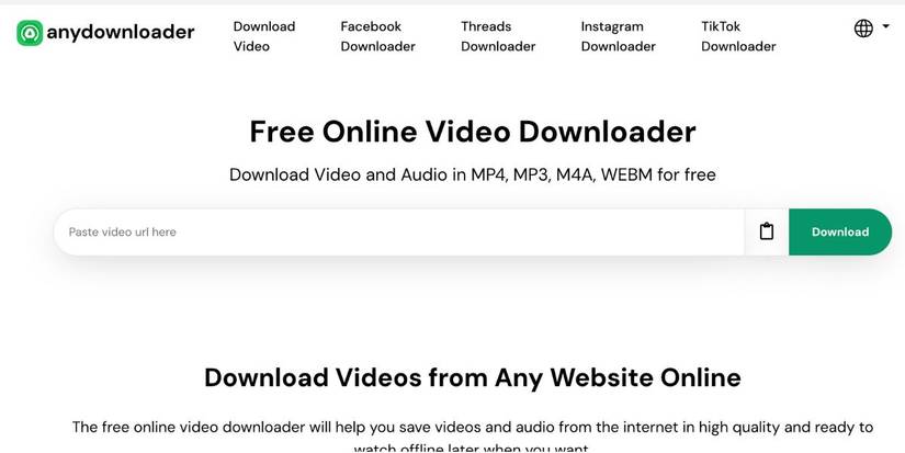 AnyDownloader интерфейс для разных платформ
