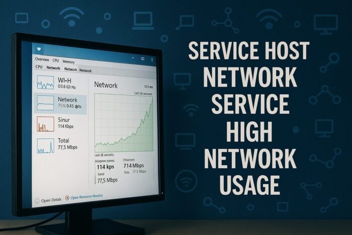 Уменьшить сетевую загрузку Service Host Network Service