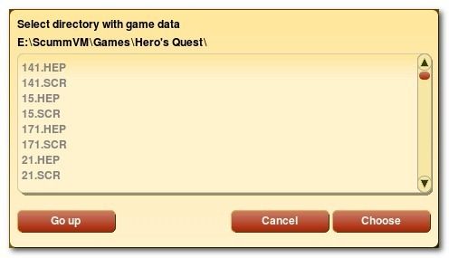 Добавление игры: диалог выбора папки с файлами игры