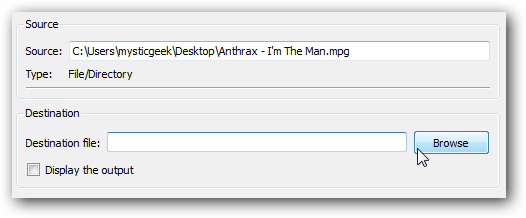 Выбор места назначения для MP3