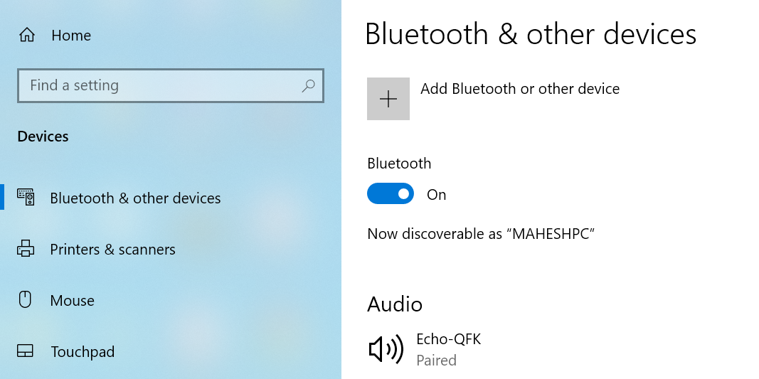 Отключение Bluetooth в Windows