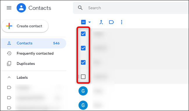 Список рассылки в Gmail через Google Контакты