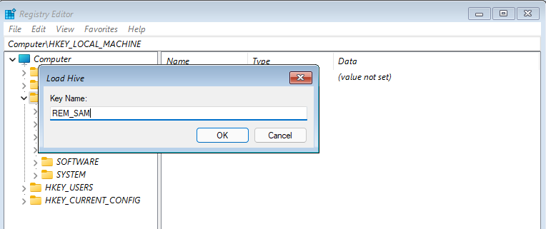 Переименование куста в REM_SAM