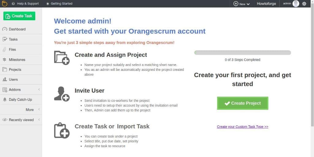 Установка OrangeScrum на Ubuntu 18.04