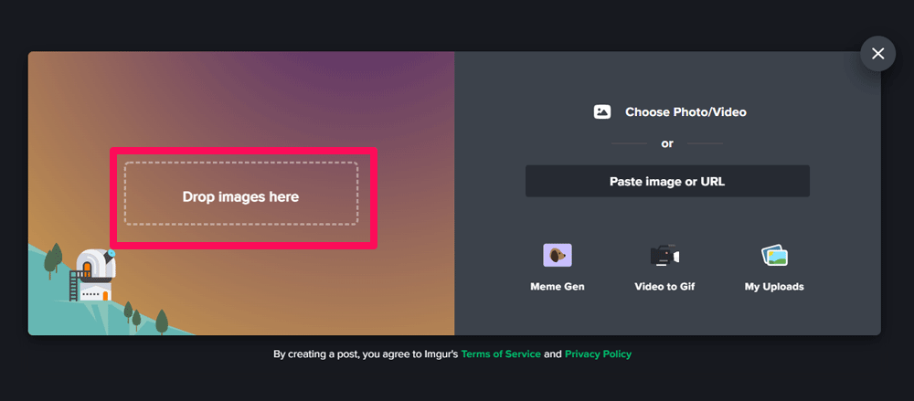 Кнопка «Add More Images» для добавления дополнительных файлов в альбом