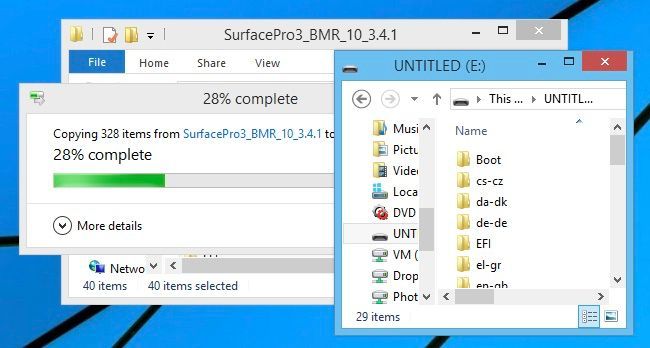 Распаковка содержимого архива в папку на диске