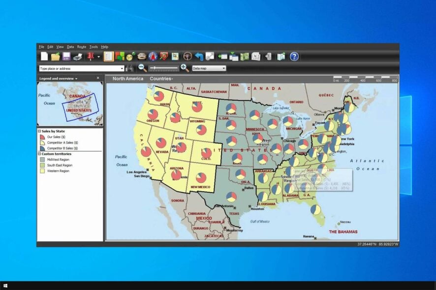 Descargar e instalar Microsoft MapPoint