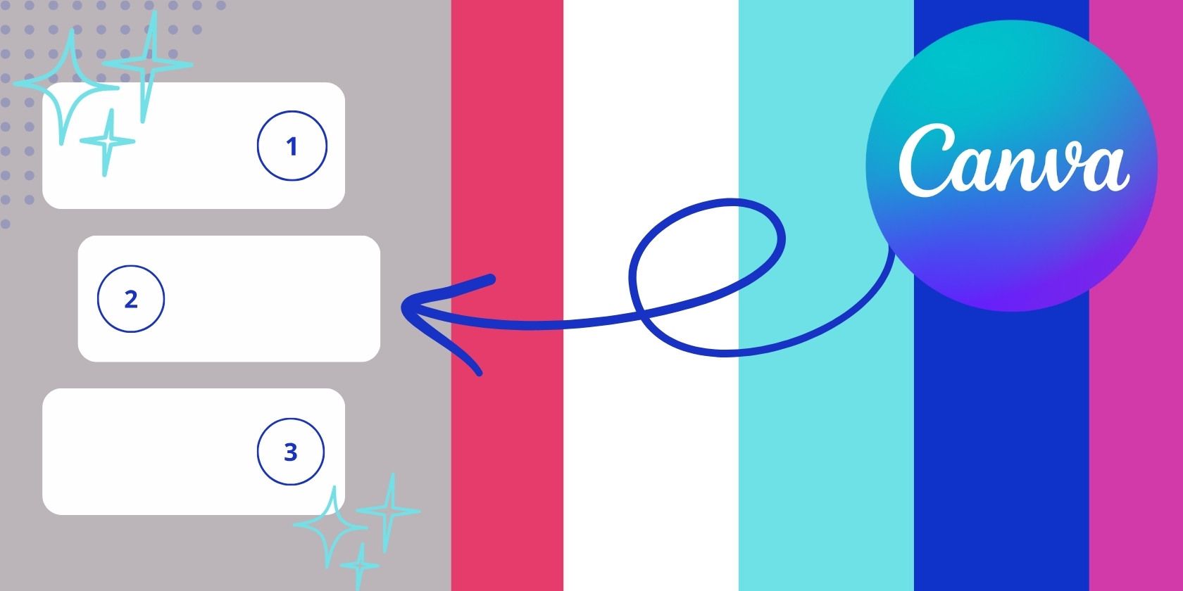 Быстрая перекраска шаблона в Canva