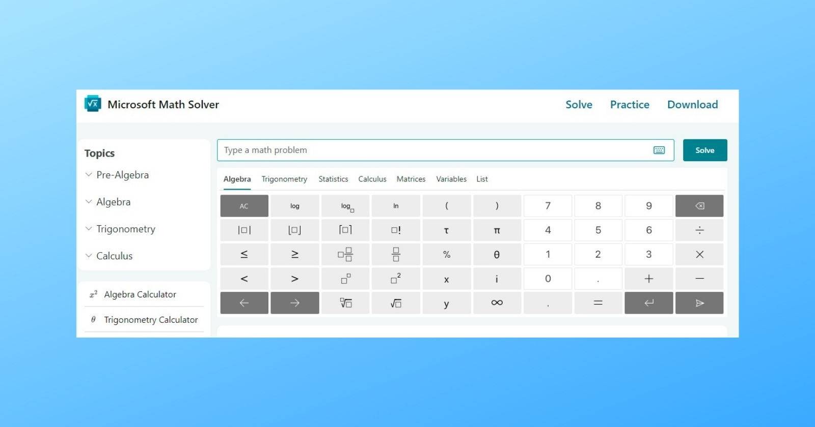 Math Solver в Microsoft Edge — руководство