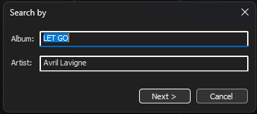Выбор релиза в MP3tag