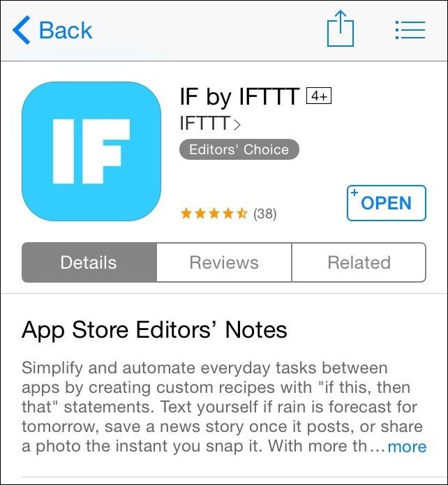 Экран регистрации приложения IF на iOS