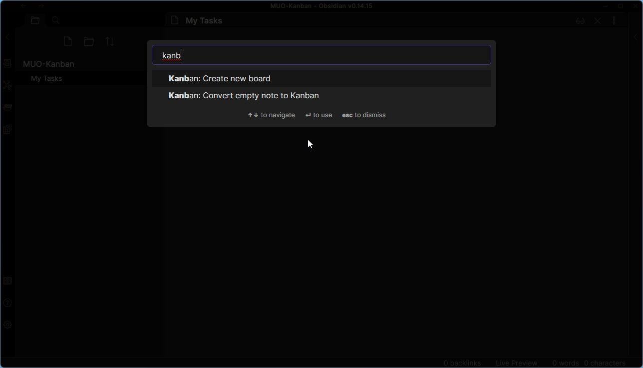 Создание новой Kanban доски