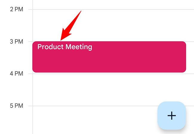 Выберите событие для отмены.