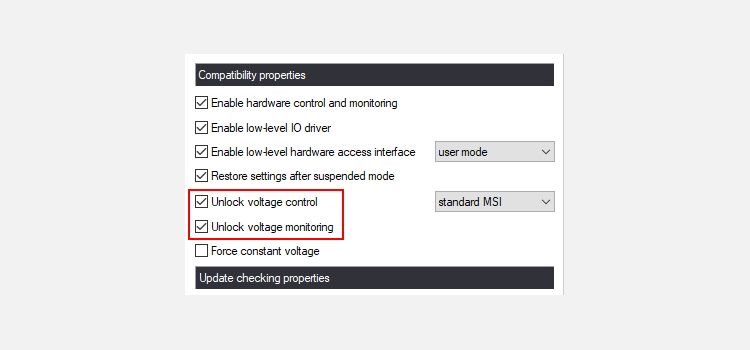MSI Afterburner General Settings