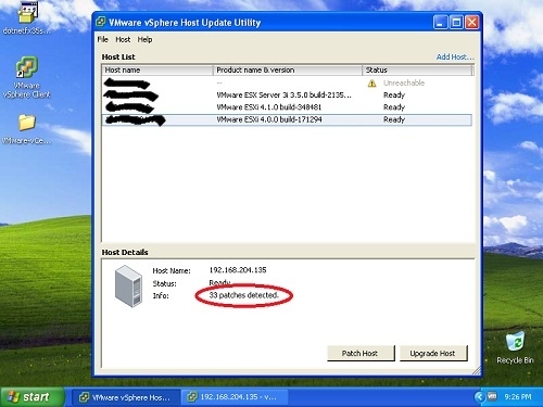 Сканирование хоста на наличие патчей и применение Patch Host