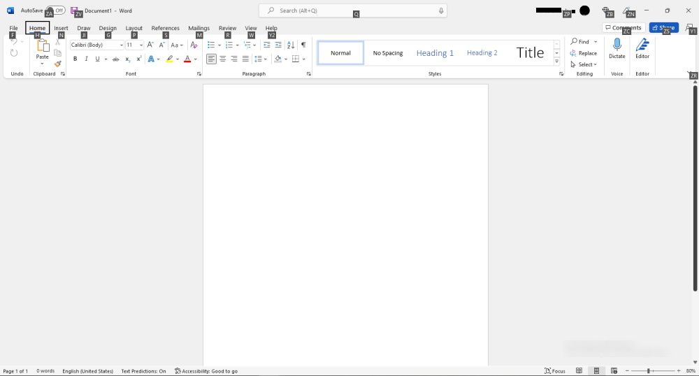KeyTips в Microsoft Word — подсказки на ленте