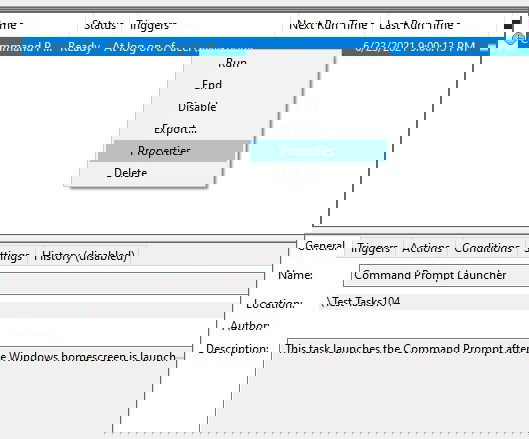 Редактирование задачи — свойства