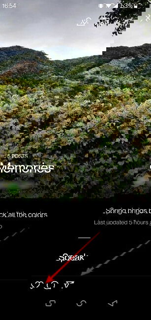 Create Guide Instagram Share Button