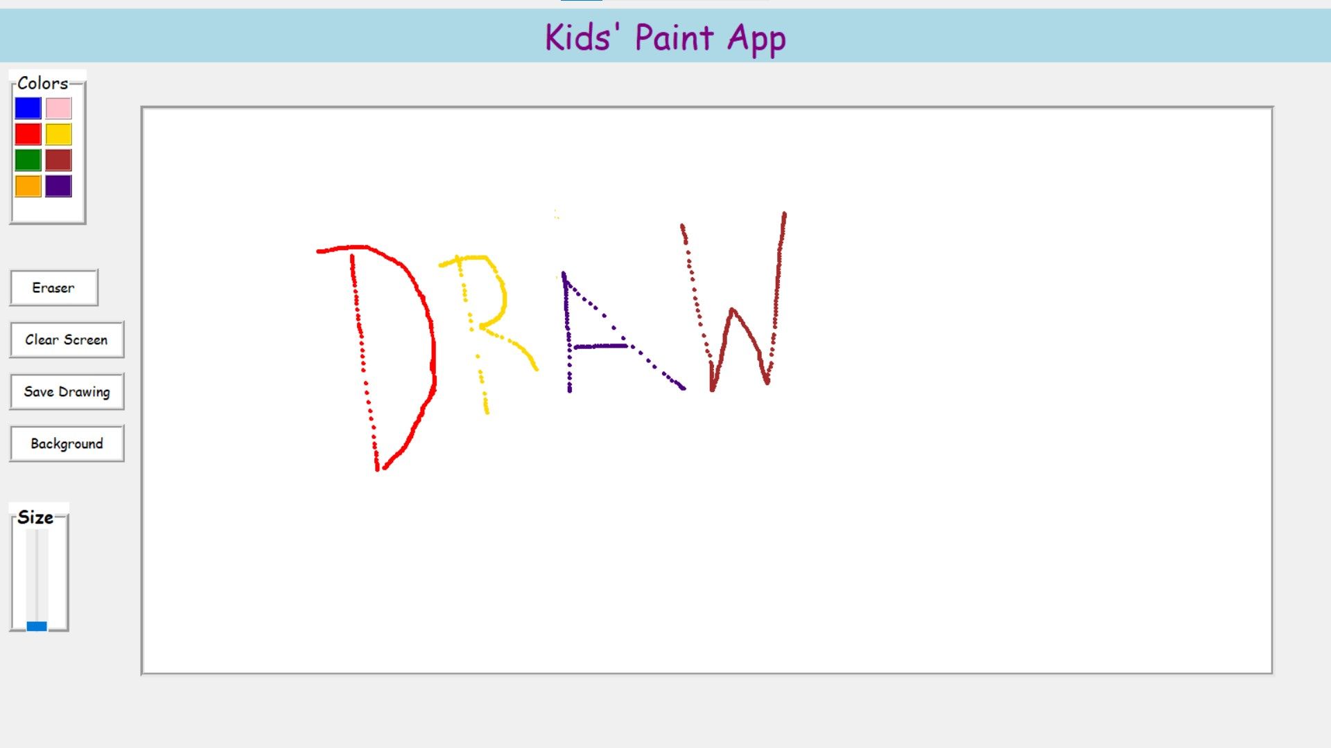 Рисование различными красками