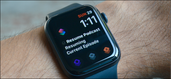 Ярлыки iPhone на циферблате Apple Watch