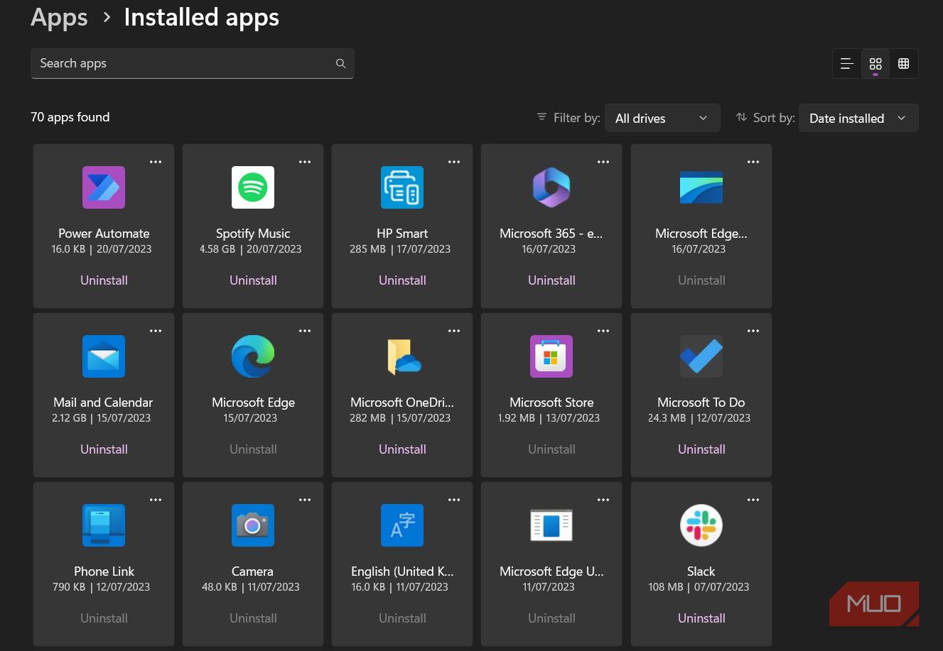 Удаление ненужных программ ускоряет работу компьютера