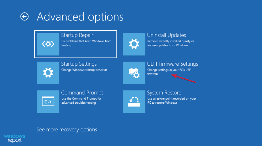 Опция обновления BIOS в UEFI