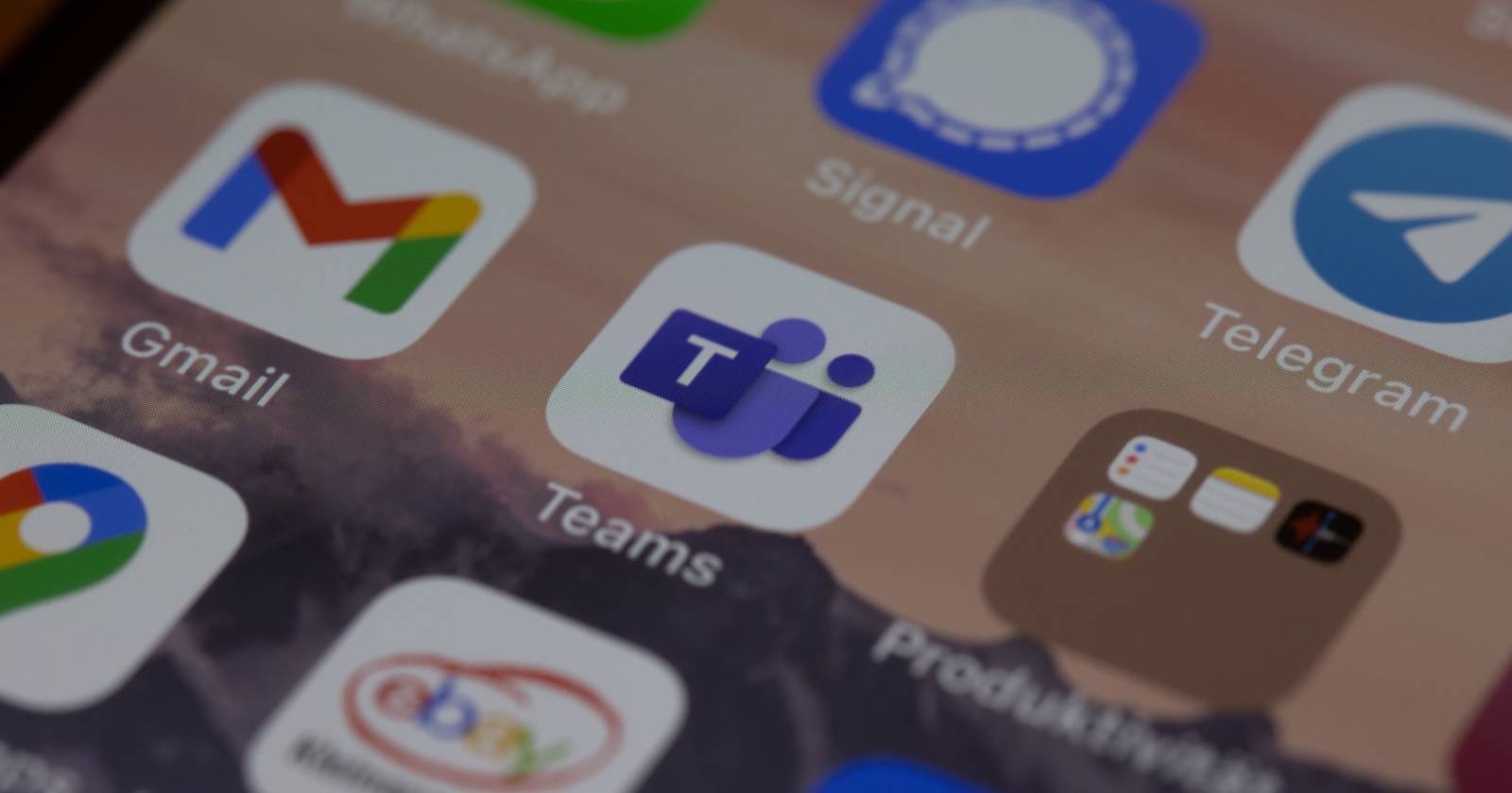Interface Microsoft Teams — vue générale