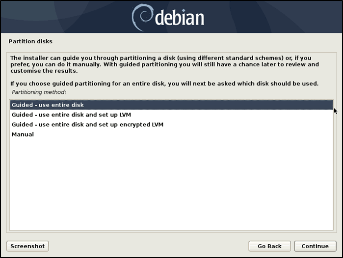 Выбор способа разметки диска