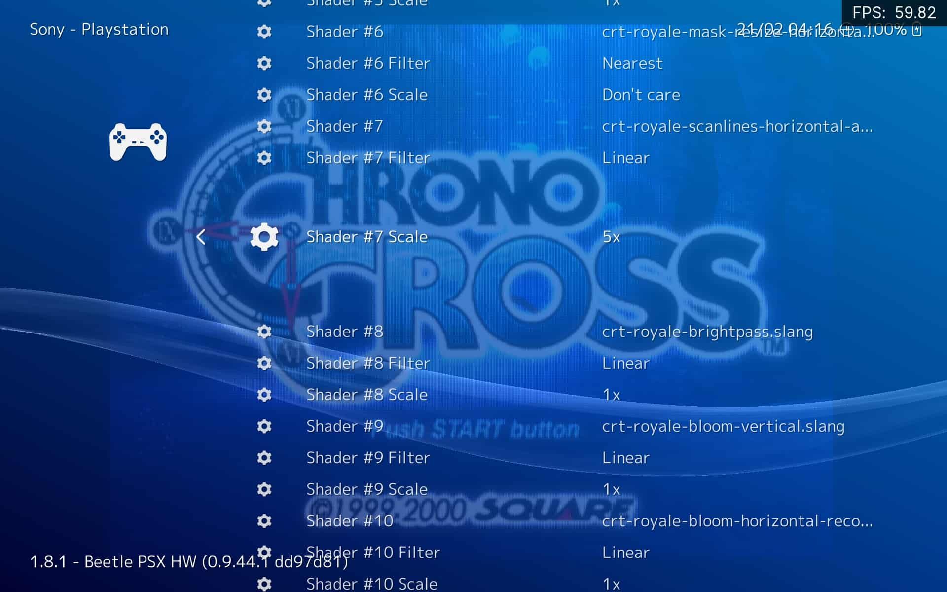 CRT Royale настройка