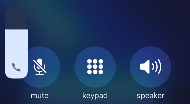 Громкость телефонного звонка iPhone