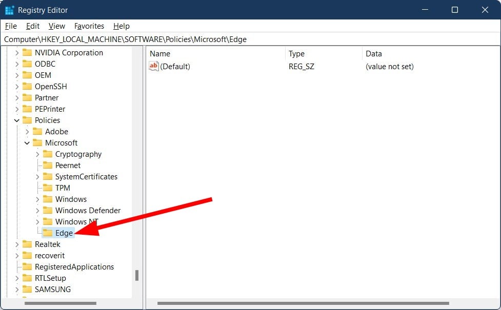 Создание DWORD значения