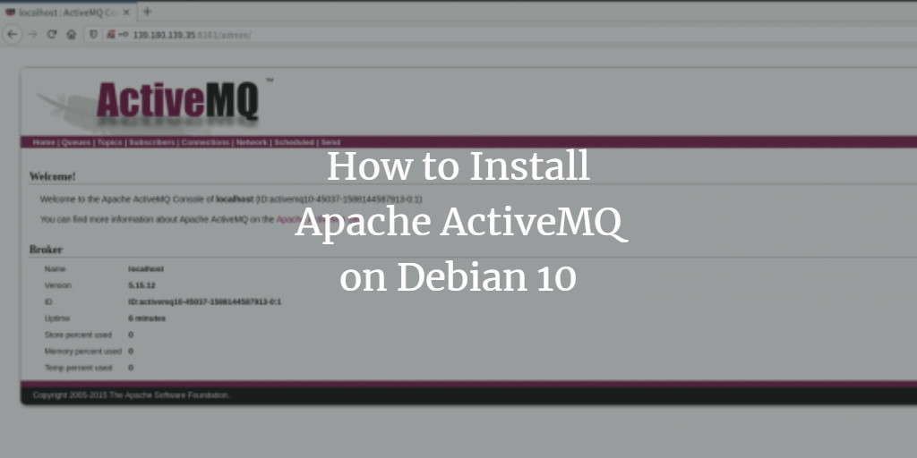 Установка Apache ActiveMQ на Debian 10