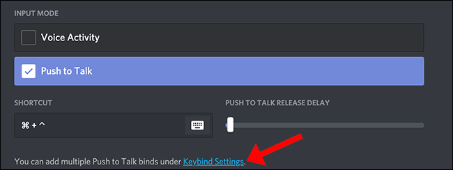 discord mac keybind shortcut