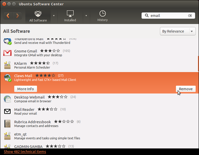 Закрытие Ubuntu Software Center