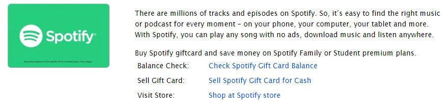 Spotify Gift Card