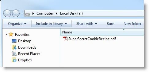 Смонтированный скрытый том