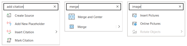 Поиск в контекстном меню