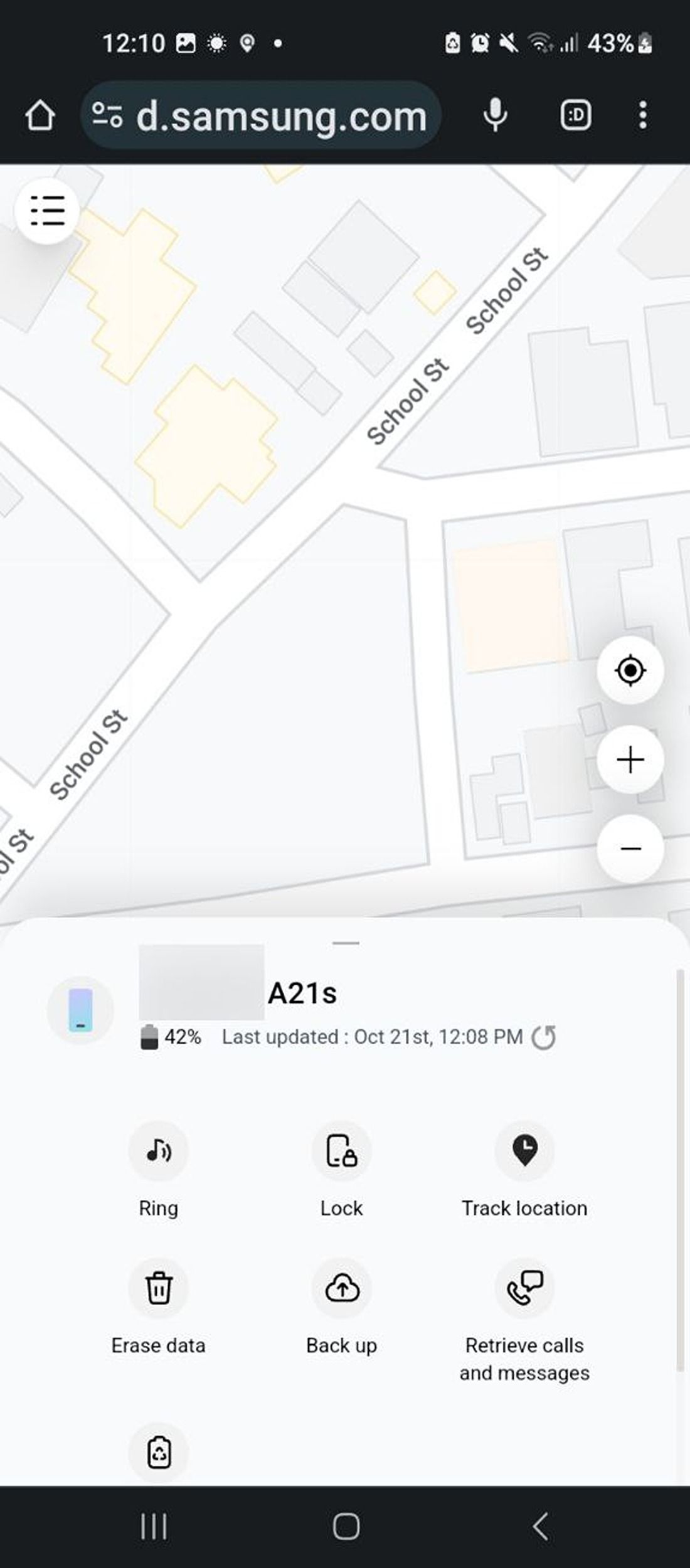 Функция звонка в SmartThings Find