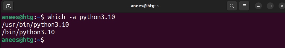 Найти путь исполняемого файла в Linux