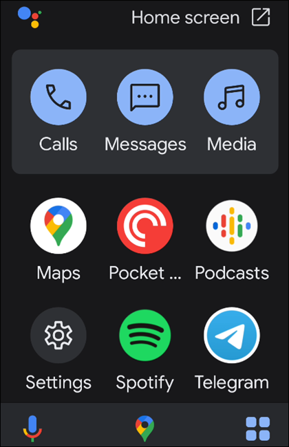 driving mode app launcher