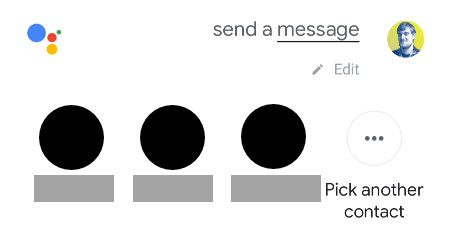 выберите контакт