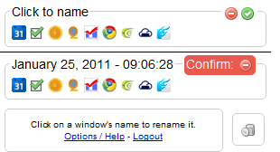 Управление сессиями: перетаскивание и восстановление