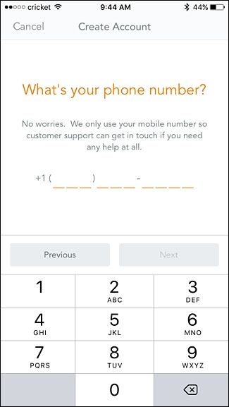 Запрос номера телефона для поддержки Luma
